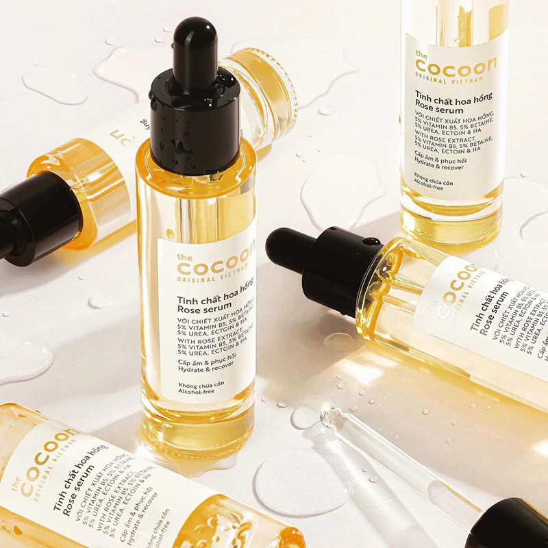 Tinh Chất Hoa Hồng cấp ẩm chuyên sâu & làm mềm mịn da Cocoon 30ml - Ảnh 3